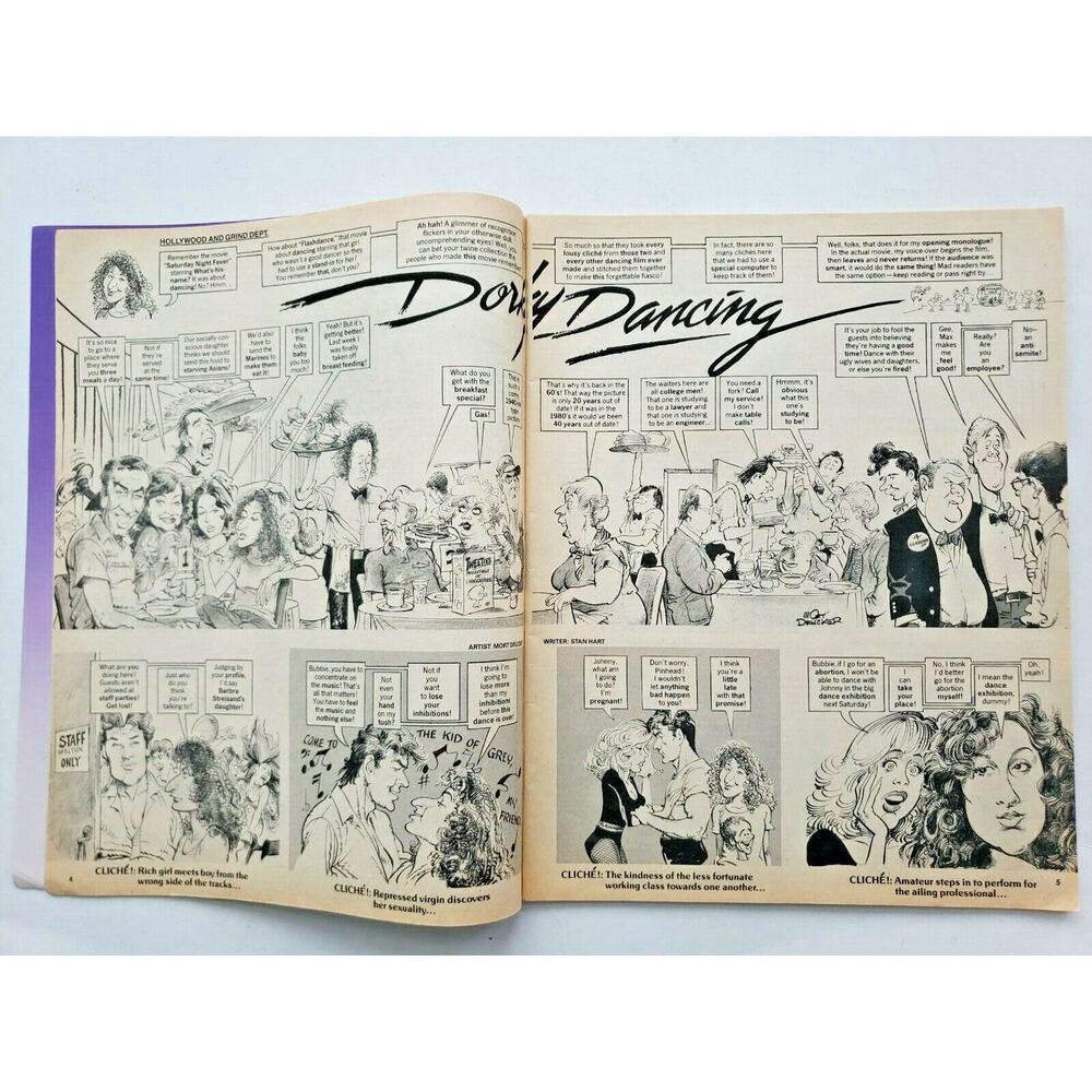 1988 MAD Magazine April No. 278 "Mad Rap Issue / Dirty Dancing" M262 - Picture 3 of 6